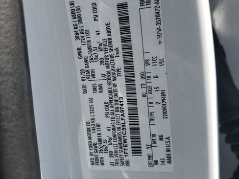 Used 2020 Ford F150 XLT w/ Equipment Group 302A Luxury image 10