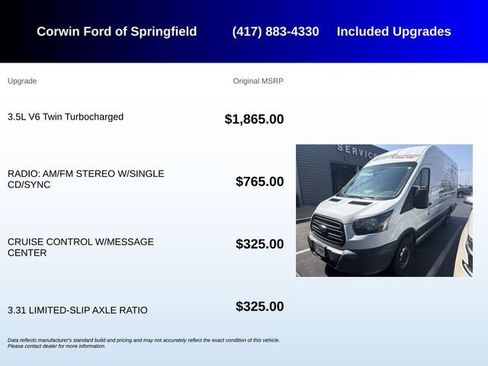 Used 2018 Ford Transit 350 148 High Roof Extended RWD image 5