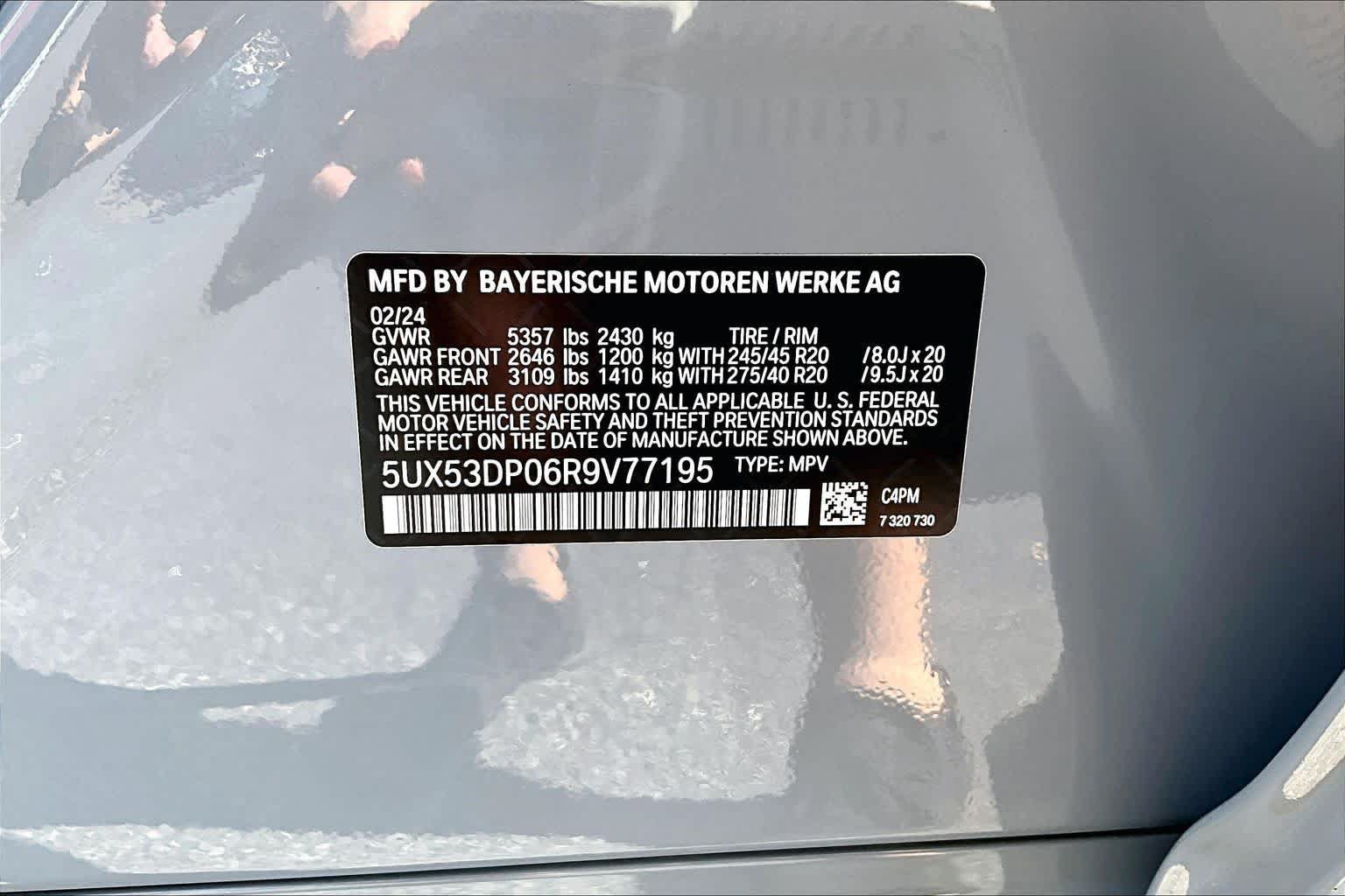 Used 2024 BMW X3 xDrive30i w/ M Sport Package AWD/4WD image 34