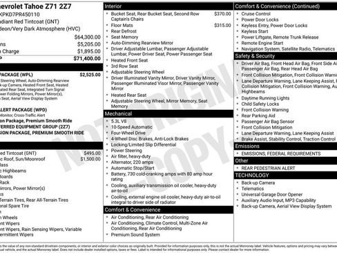 Used 2023 Chevrolet Tahoe Z71 w/ Luxury Package image 30