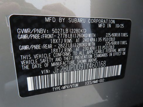 New 2026 Subaru Outback Limited image 30