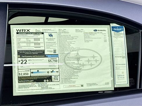 New 2026 Subaru WRX Premium image 23