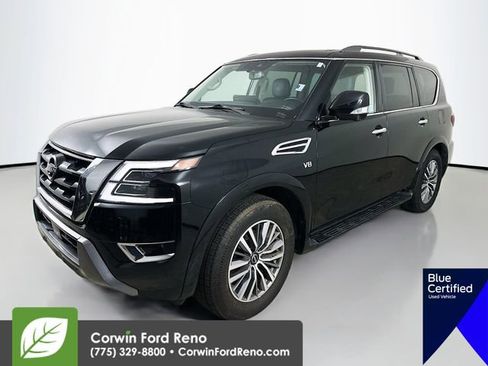 Used 2022 Nissan Armada SL w/ Captain's Chairs Package image 3
