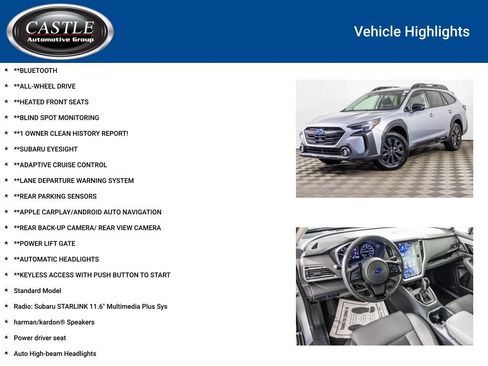Used 2024 Subaru Outback Onyx Edition AWD/4WD image 3
