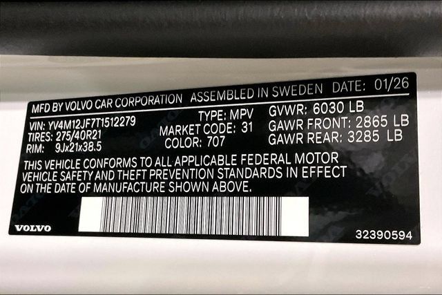 New 2026 Volvo XC90 B5 Ultra AWD/4WD image 11