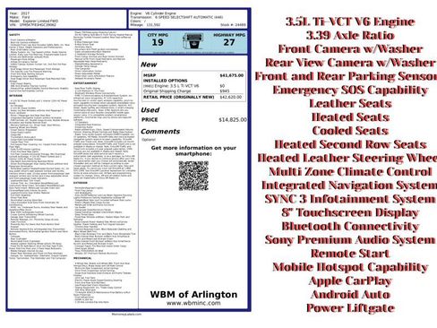 Used 2017 Ford Explorer Limited image 2