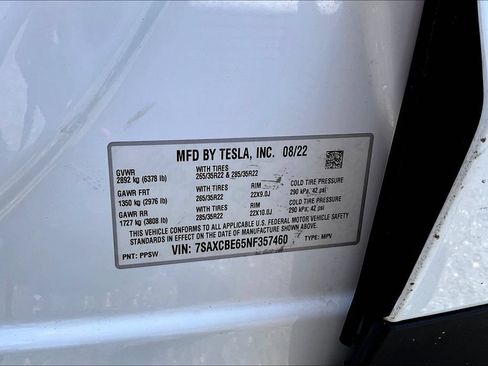 Used 2022 Tesla Model X Plaid AWD/4WD image 19