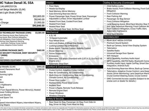 Used 2024 GMC Yukon XL Denali w/ Advanced Technology Package AWD/4WD image 6