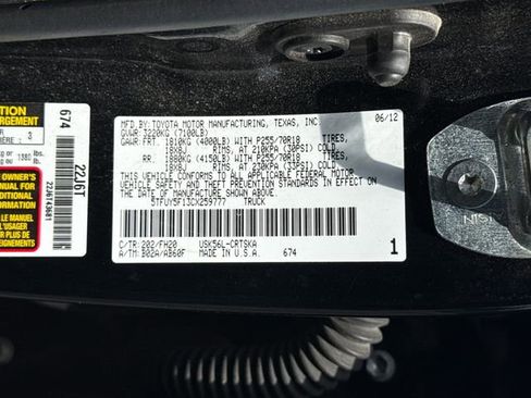 Used 2012 Toyota Tundra 4x4 Double Cab w/ Tow Pkg image 21