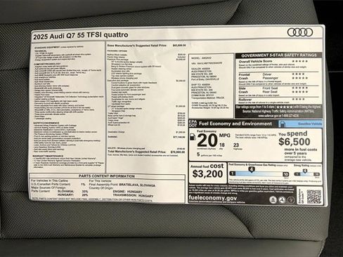 New 2025 Audi Q7 3.0T Premium Plus image 15