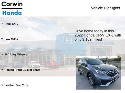 Used 2022 Honda CR-V EX-L image 6