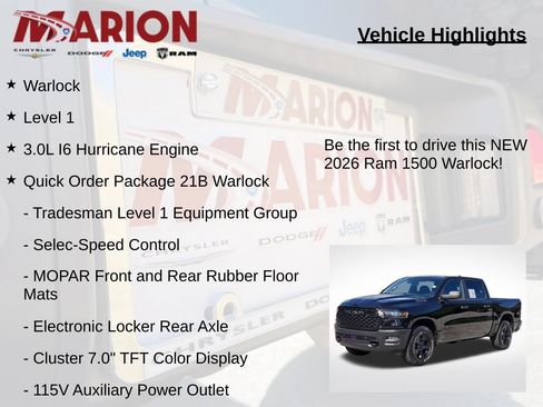 New 2026 RAM 1500 Warlock AWD/4WD image 5