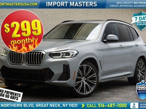 Used 2022 BMW X3 xDrive30i w/ M Sport Package 2 AWD/4WD image 1