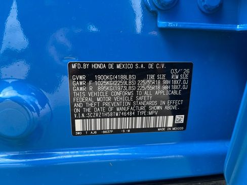 Certified 2026 Honda HR-V Sport image 11