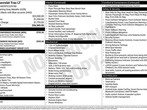 New 2026 Chevrolet Trax LT w/ Driver Confidence Package FWD image 32