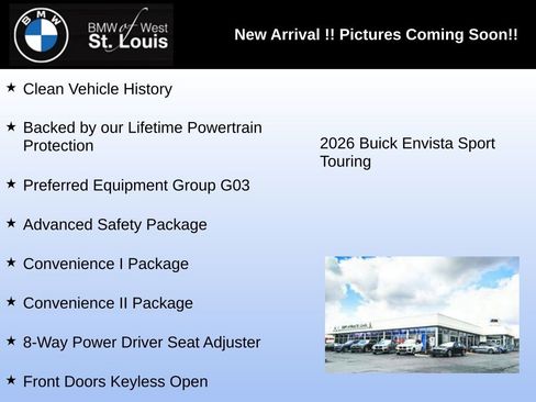Used 2026 Buick Envista Sport Touring w/ Convenience I Package FWD image 3