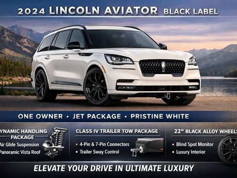 Certified 2024 Lincoln Aviator Black Label w/ Jet Package image 3