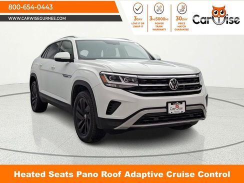 Used 2021 Volkswagen Atlas Cross Sport SE w/ Panoramic Sunroof Package image 1