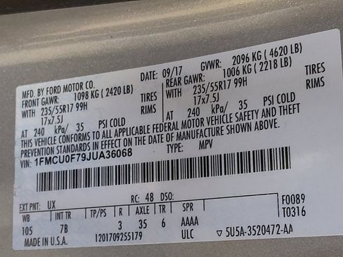 Used 2018 Ford Escape S image 33