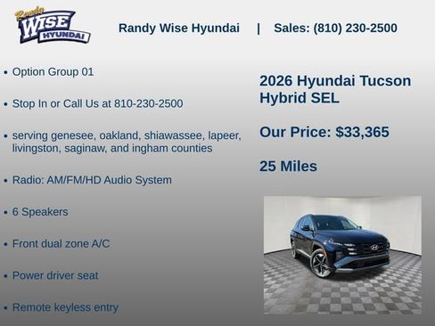 New 2026 Hyundai Tucson SEL AWD/4WD image 5