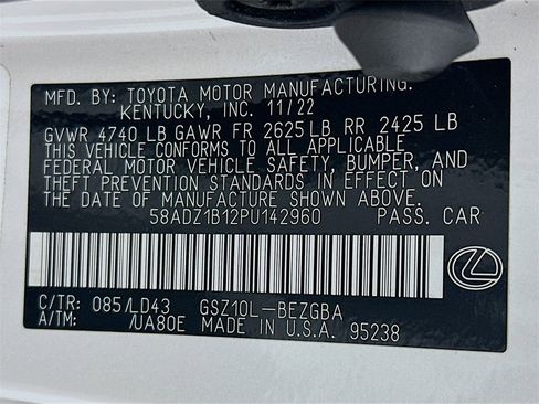 Used 2023 Lexus ES 350 w/ Premium Package image 35