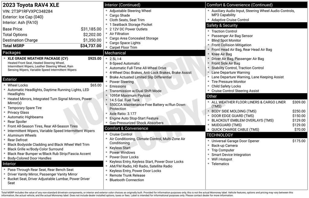 Certified 2023 Toyota RAV4 XLE w/ XLE Grade Weather Package AWD/4WD image 26