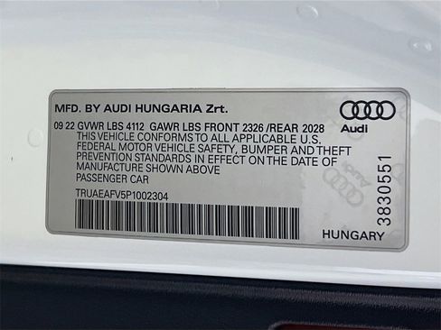 Used 2023 Audi TT 2.0T w/ S Line Competition Package image 29