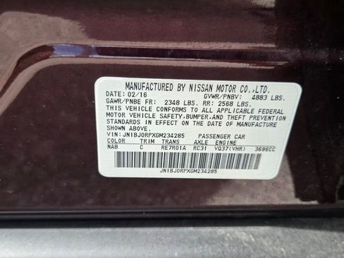 Used 2016 INFINITI QX50 2WD w/ Deluxe Touring Package image 23