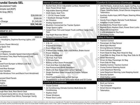 Used 2025 Hyundai Sonata SEL FWD image 36