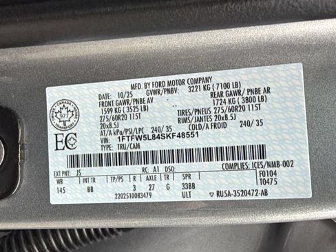 Used 2025 Ford F150 Lariat AWD/4WD image 42
