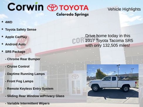 Used 2017 Toyota Tacoma SR5 AWD/4WD image 6
