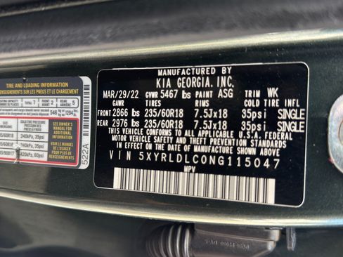 Used 2022 Kia Sorento S AWD/4WD image 44