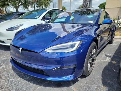 Used 2021 Tesla Model S Plaid AWD/4WD image 1