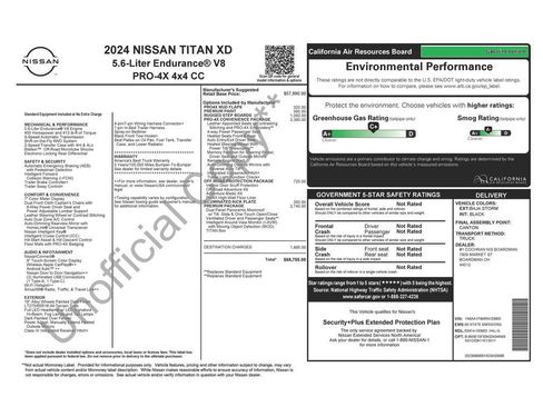 Used 2024 Nissan Titan PRO-4X w/ Pro-4x Convenience Package AWD/4WD image 4
