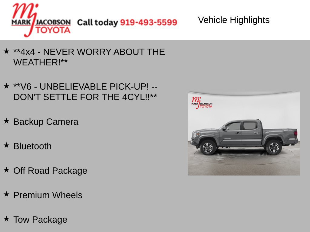 Used 2019 Toyota Tacoma TRD Sport AWD/4WD image 5