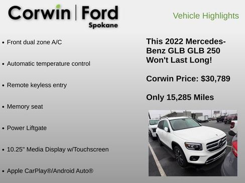 Used 2022 Mercedes-Benz GLB 250 4MATIC image 6