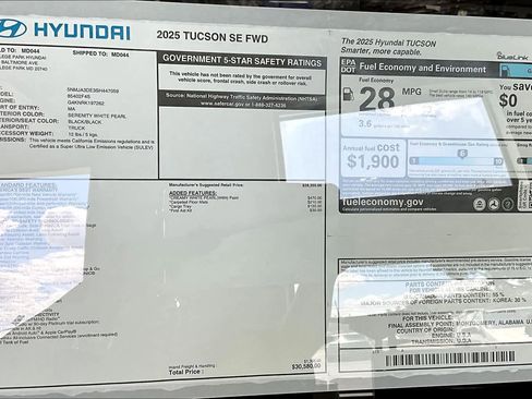 Used 2025 Hyundai Tucson SE image 22