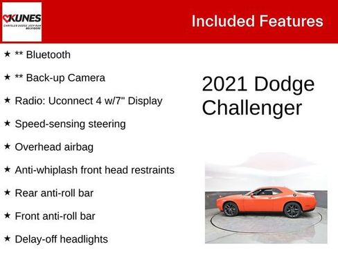 Used 2021 Dodge Challenger SXT w/ Blacktop Package image 3