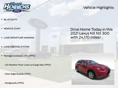 Used 2021 Lexus NX 300 AWD w/ Package Accessorty (P1) image 4
