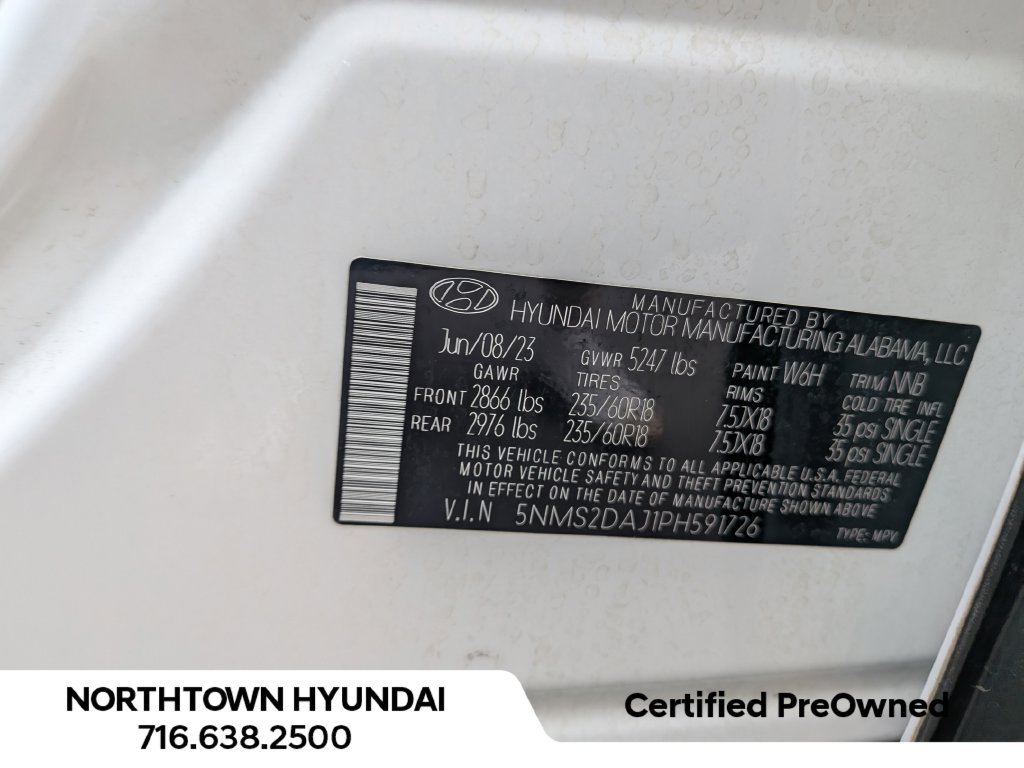Certified 2023 Hyundai Santa Fe SEL AWD/4WD image 39