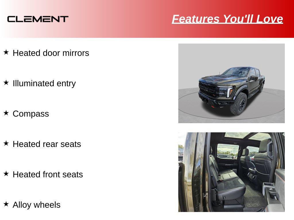Used 2025 Ford F150 Raptor w/ Equipment Group 803A Raptor R AWD/4WD image 10