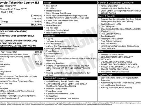 Used 2024 Chevrolet Tahoe High Country AWD/4WD image 20