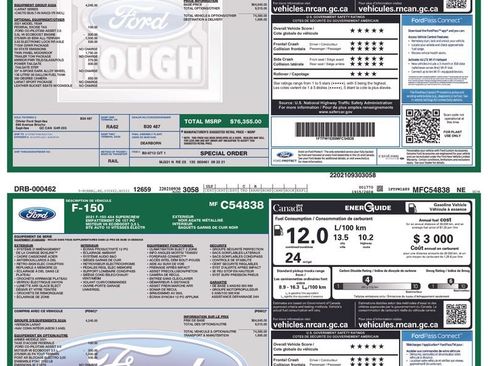 Used 2021 Ford F150 Lariat w/ Equipment Group 502A High AWD/4WD image 60