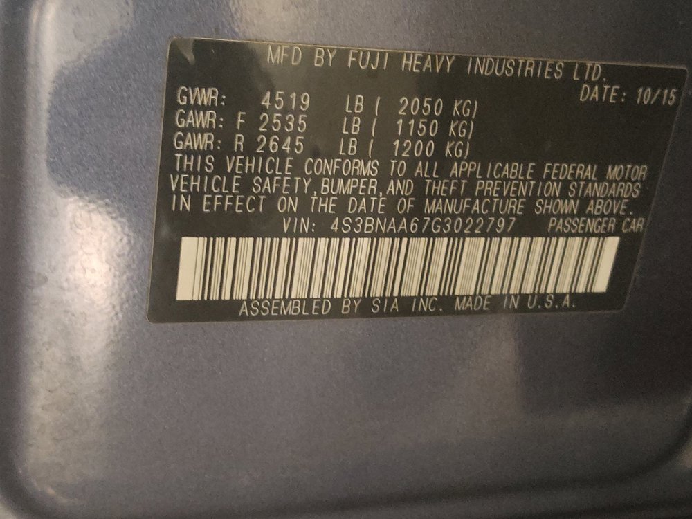 Used 2016 Subaru Legacy 2.5i AWD/4WD image 33