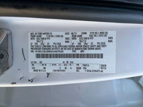 Used 2016 Ford Escape Titanium w/ Equipment Group 301A AWD/4WD image 52