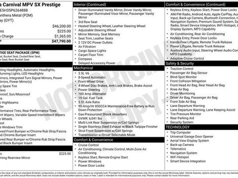 Used 2023 Kia Carnival SX Prestige FWD image 4