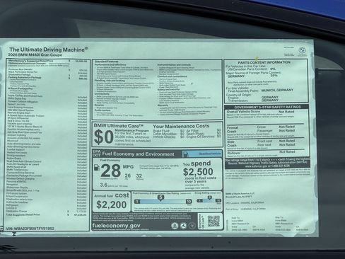 New 2026 BMW M440i w/ Parking Assistance Package image 13