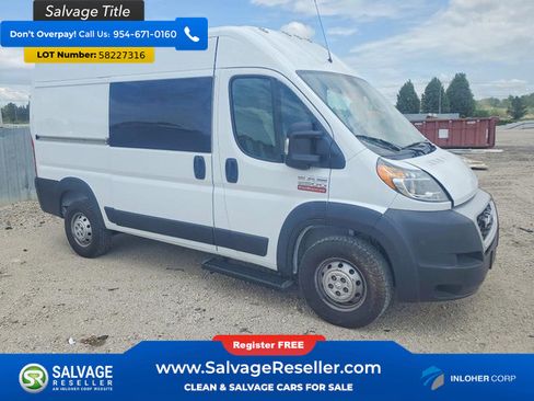 Used 2020 RAM ProMaster 2500 w/ Interior Convenience Group FWD image 5