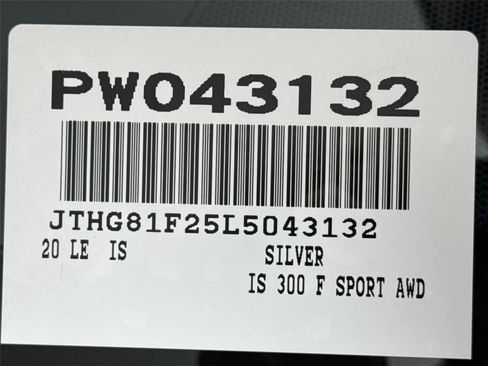 Used 2020 Lexus IS 300 F Sport w/ F Sport Package image 44