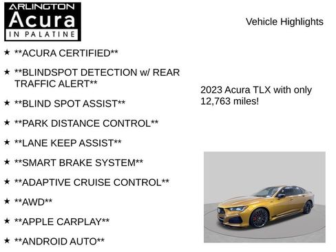 Certified 2023 Acura TLX Type S AWD/4WD image 7